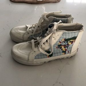 Vans save our planet white high top sneakers